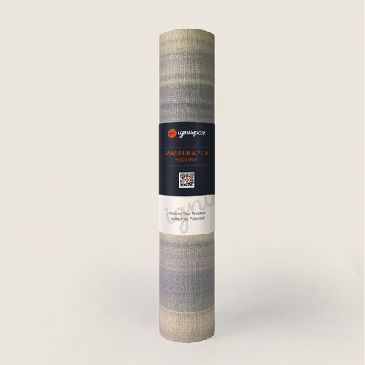 MasterApex Luminous Yoga Mat  5mm - Moonstone Grey
