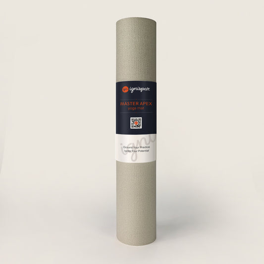 MasterApex Everyday Yoga Mat  5mm - Cream White