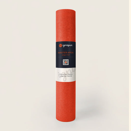 MasterApex Everyday Yoga Mat  5mm - Orange Red