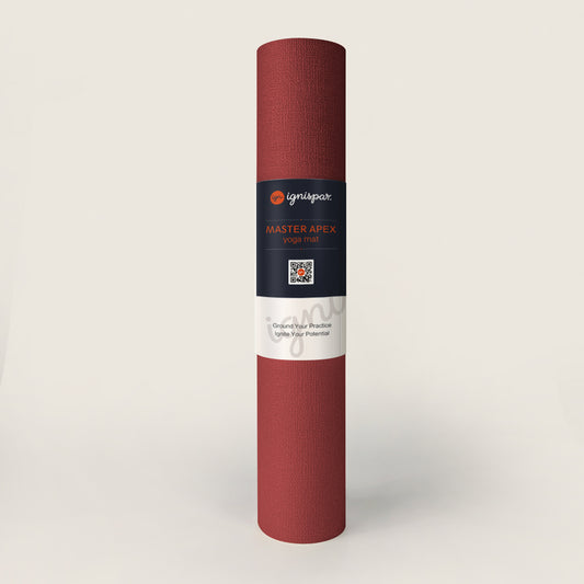 MasterApex Everyday Yoga Mat  5mm - Burgundy
