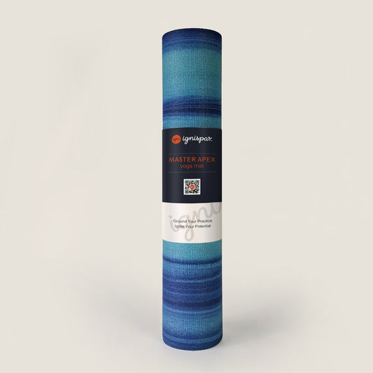MasterApex Luminous Yoga Mat  5mm - Glacier Aurora